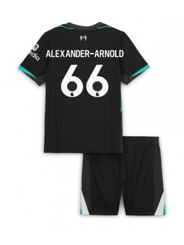 Liverpool Alexander-Arnold #66 Dječji Gostujuci Dres kompleti 2024-25 Kratak Rukavima (+ kratke hlače)